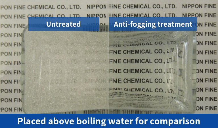 Nippon Fine Chemical's anti-fogging coatings