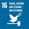 SDGs PEACE, JUSTICE AND STRONG INSTITUTIONS